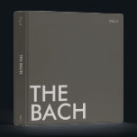 Photo Album Binder | Bach Weekend | Dark Neutral<br><div class="desc">This modern color block photo album binder is perfect for all you soon-to-be newlyweds 🥂 All text is 100% customizable, just click the personalize button. If you wish to remove any of the text fields, just leave them blank during personalization! Make sure to pair or mix & match with the...</div>