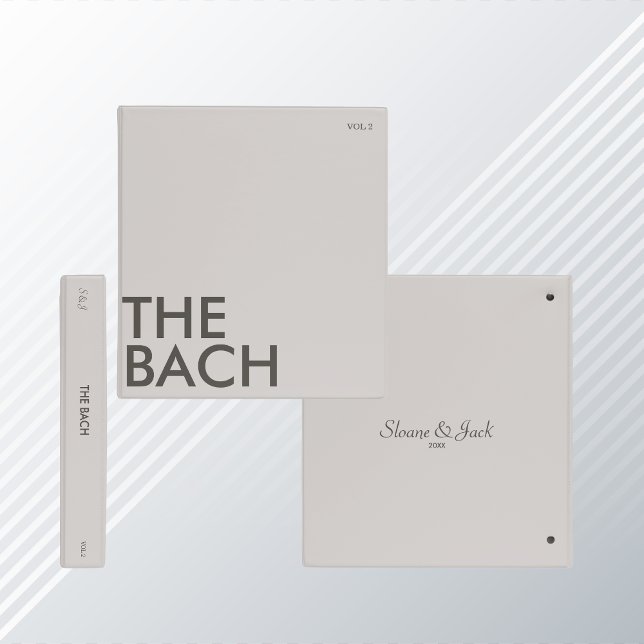 Photo Album Binder | Bach Weekend | Light Neutral (Creator Uploaded)
