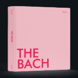 Photo Album Binder | Bach Weekend | Light Pink<br><div class="desc">This modern color block photo album binder is perfect for all you soon-to-be newlyweds 🥂 All text is 100% customizable, just click the personalize button. If you wish to remove any of the text fields, just leave them blank during personalization! Make sure to pair or mix & match with the...</div>