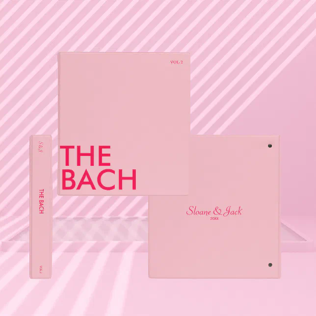 Photo Album Binder | Bach Weekend | Light Pink | Zazzle