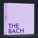 Photo Album Binder | Bach Weekend | Light Violet<br><div class="desc">This modern color block photo album binder is perfect for all you soon-to-be newlyweds 🥂 All text is 100% customizable, just click the personalize button. If you wish to remove any of the text fields, just leave them blank during personalization! Make sure to pair or mix & match with the...</div>