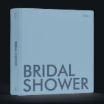 Photo Album Binder | Bridal Shower | Light Blue<br><div class="desc">This modern color block photo album binder is perfect for all you soon-to-be newlyweds 🥂 All text is 100% customizable, just click the personalize button. If you wish to remove any of the text fields, just leave them blank during personalization! Make sure to pair or mix & match with the...</div>