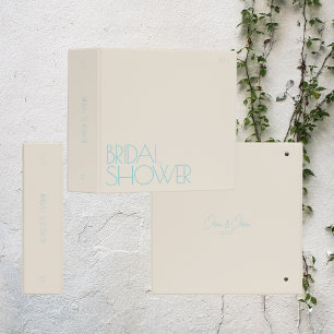 Photo Album Binder Bridal Shower Oat