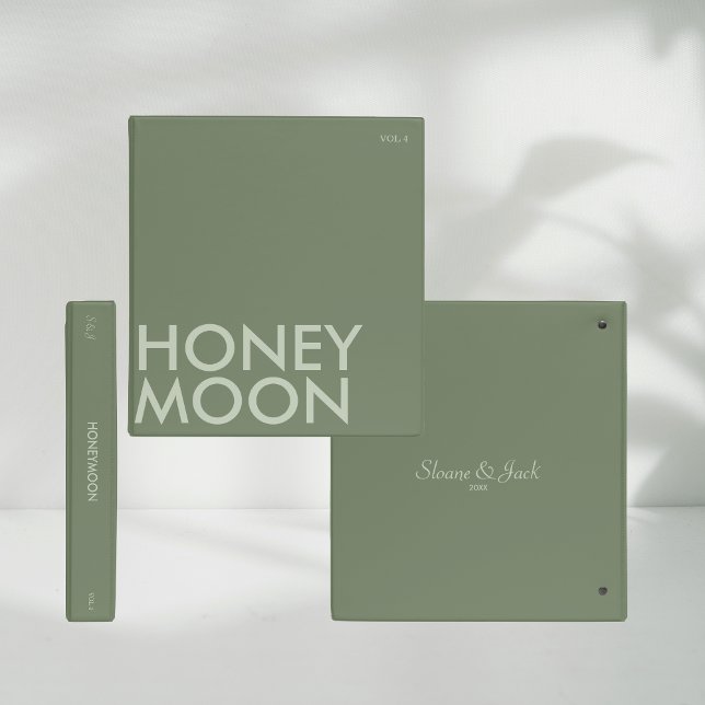 Photo Album Binder | Honeymoon | Dark Sage (Creator Uploaded)