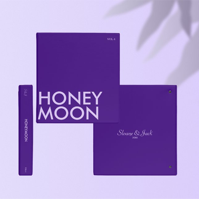 Photo Album Binder | Honeymoon | Dark Violet (Creator Uploaded)