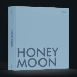 Photo Album Binder | Honeymoon | Light Blue<br><div class="desc">This modern color block photo album binder is perfect for all you newlyweds (or soon-to-be newlyweds) 🥂 All text is 100% customizable, just click the personalize button. If you wish to remove any of the text fields, just leave them blank during personalization! Make sure to pair or mix & match...</div>