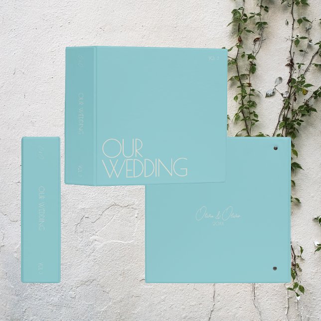 Photo Album Binder | Our Wedding | Pastel Blue (Creator Uploaded)