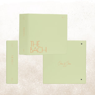 Photo Album Binder The Bach Citron Green