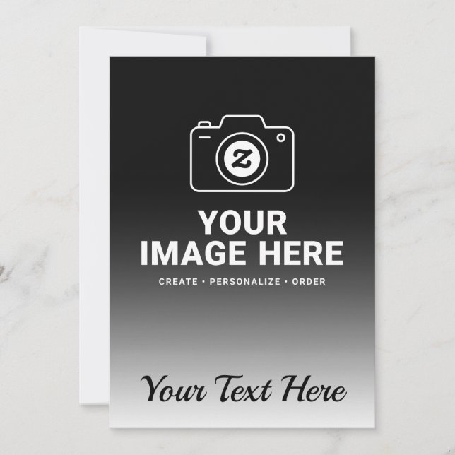 Photo and Custom Message Design (Front)