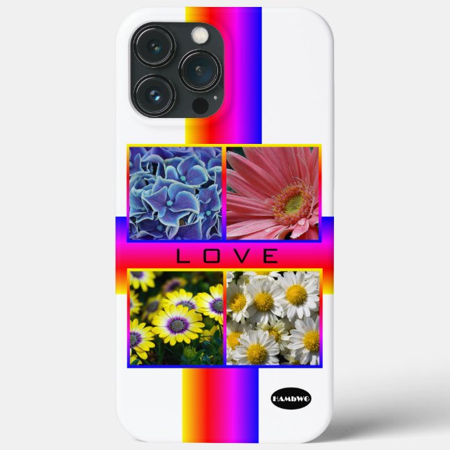 Photo and Monogram Cell Phone Case HAMbyWG (Back)