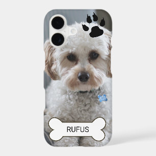Photo And Name Custom Made Personalized Dog Case- iPhone 17 Case