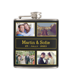 Photo and name flask