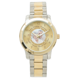 Photo and Personalized, Anniversary Gift for Wife Watch