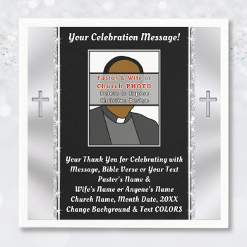 Photo And Personalized  Christian Paper Napkins by LittleLindaPinda at Zazzle