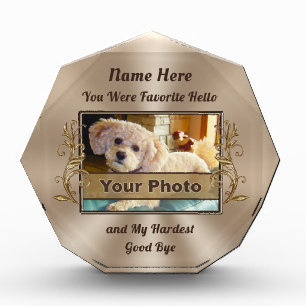 Photo and Personalized Unique Pet Memorial Gifts