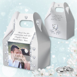 Photo and Personalized Wedding Favor Boxes