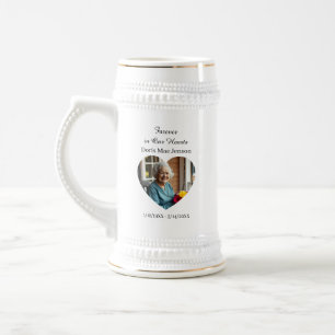 Photo and Poem Sentimental Memorial Beer Stein
