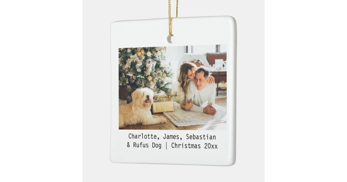 Photo and Text Custom Personalized Ceramic Ornamen Ceramic Ornament ...