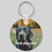 Photo and Text Custom Personalized Keychain