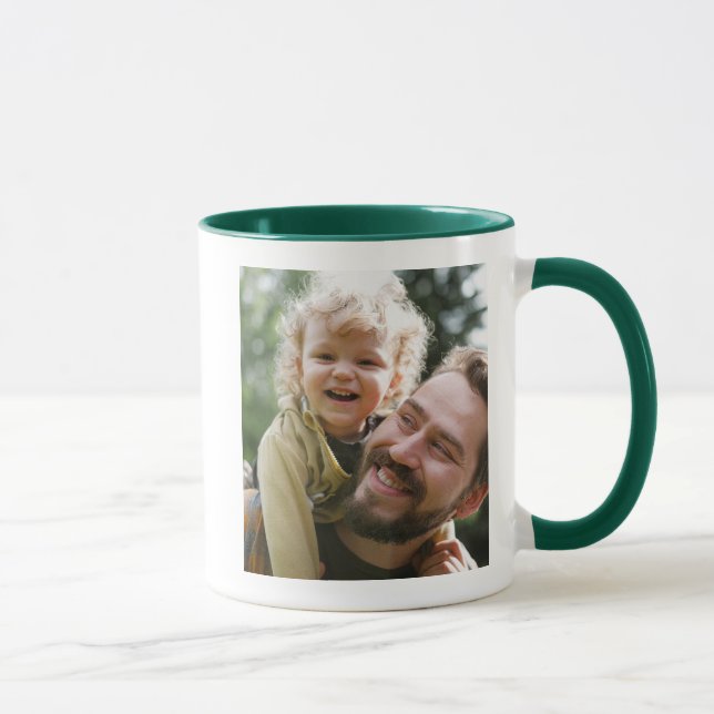Photo and Text Personalized Photo Mug (Right)