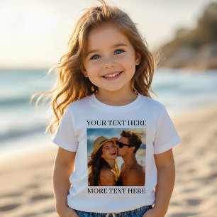 Photo and Text Toddler T-shirt