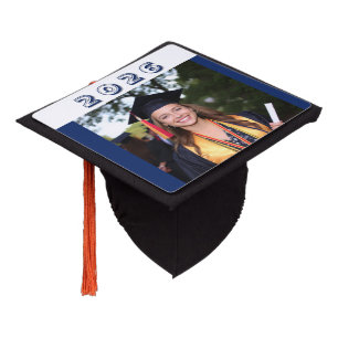 Photo and Year  Graduation Cap Topper