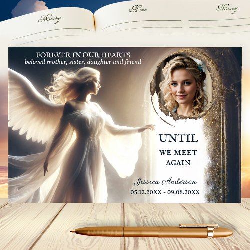 Photo Angel Afterlife Memorial Guest Book