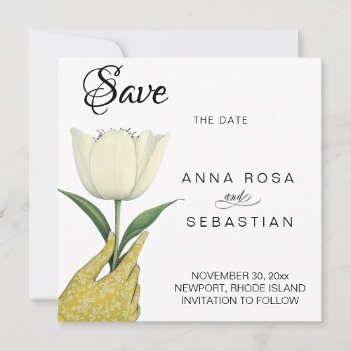*~* Photo AR6   Elegant Vintage 17 Save the date Invitation