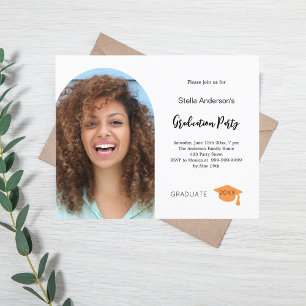 Photo arch graduation party 2025 invitation