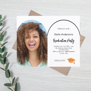 Photo arch graduation party 2026 invitation