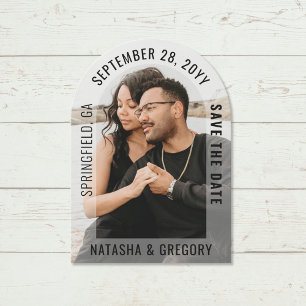 Photo Arch Modern Wedding Save the Date