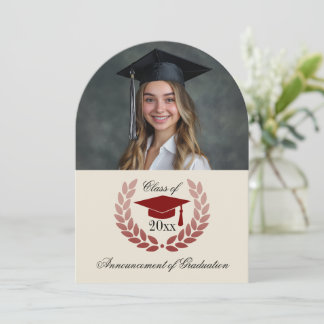 Photo Arch School College Graduation Announcements