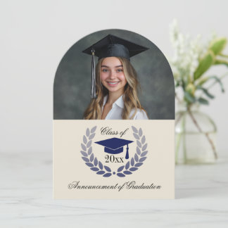 Photo Arch School College Graduation Announcements