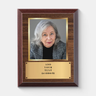 Photo Awards Plaque with Custom Text