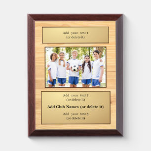 Photo Awards & Trophy personalized Text & Picture
