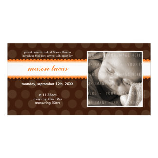 PHOTO BABY ANNOUNCEMENT :: chocolate drop 5