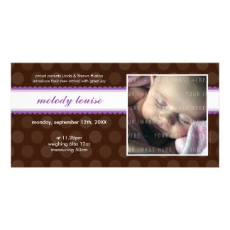 PHOTO BABY ANNOUNCEMENT :: chocolate drop 8