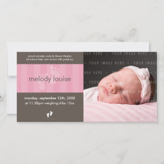 PHOTO BABY ANNOUNCEMENT :: happy feet 1L