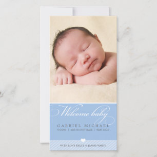 PHOTO BABY ANNOUNCEMENT :: lovely type 5