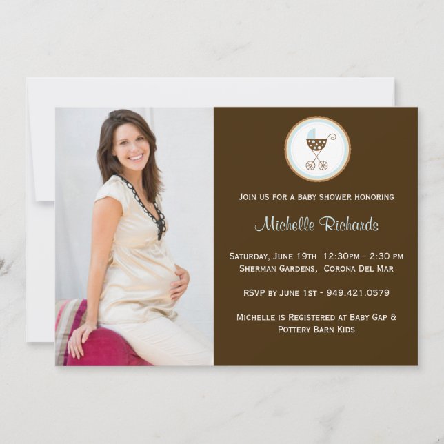 Photo Baby Shower Invitation (Front)