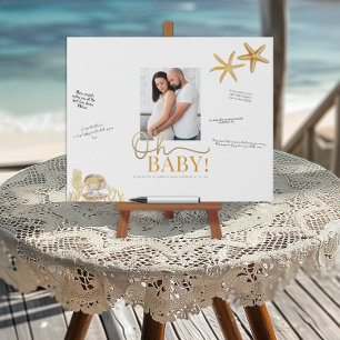 Photo Baby Shower Signing Guest Book Alternative