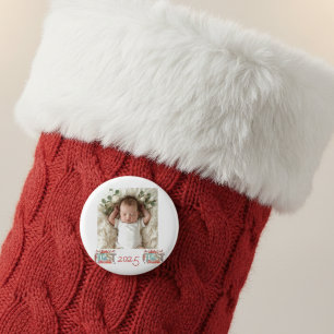 Photo Baby's First Christmas Holiday Personalize  Magnet