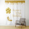 Photo Backdrop Custom Birthday Party Gold Glitter