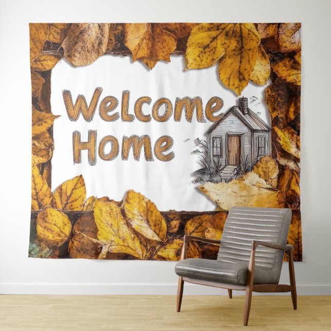 Photo Backdrop Fall Farm Welcome Home Banners (In Situ (Horizontal))