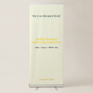 Photo Backdrop Family Gathering Keepsake Elegant Retractable Banner