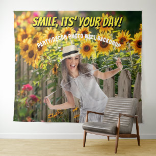 Photo - Backdrop Garden Sunflower Party Decor