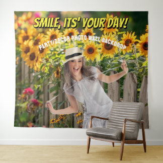 Photo - Backdrop Garden Sunflower Party Decor