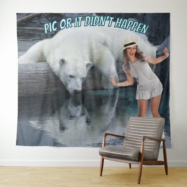 Photo Backdrop Polar Bear Party Going Away (In Situ (Horizontal))