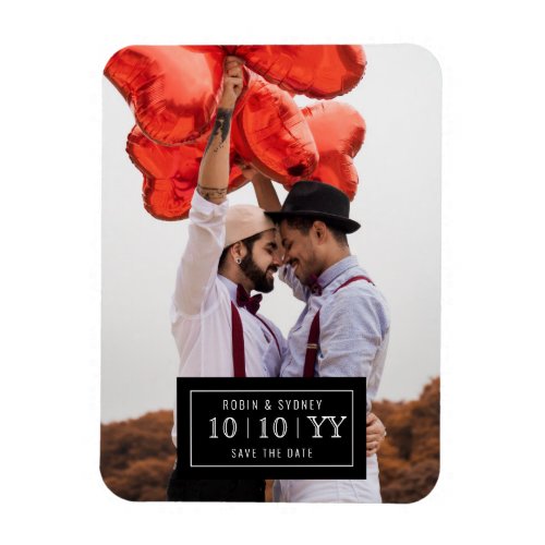 Photo Badge  Magnet  Save The Date