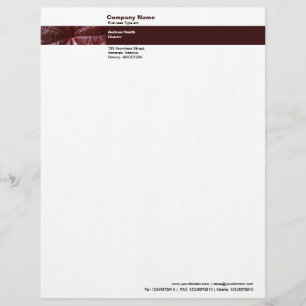 Photo Band - Leaf Design Letterhead